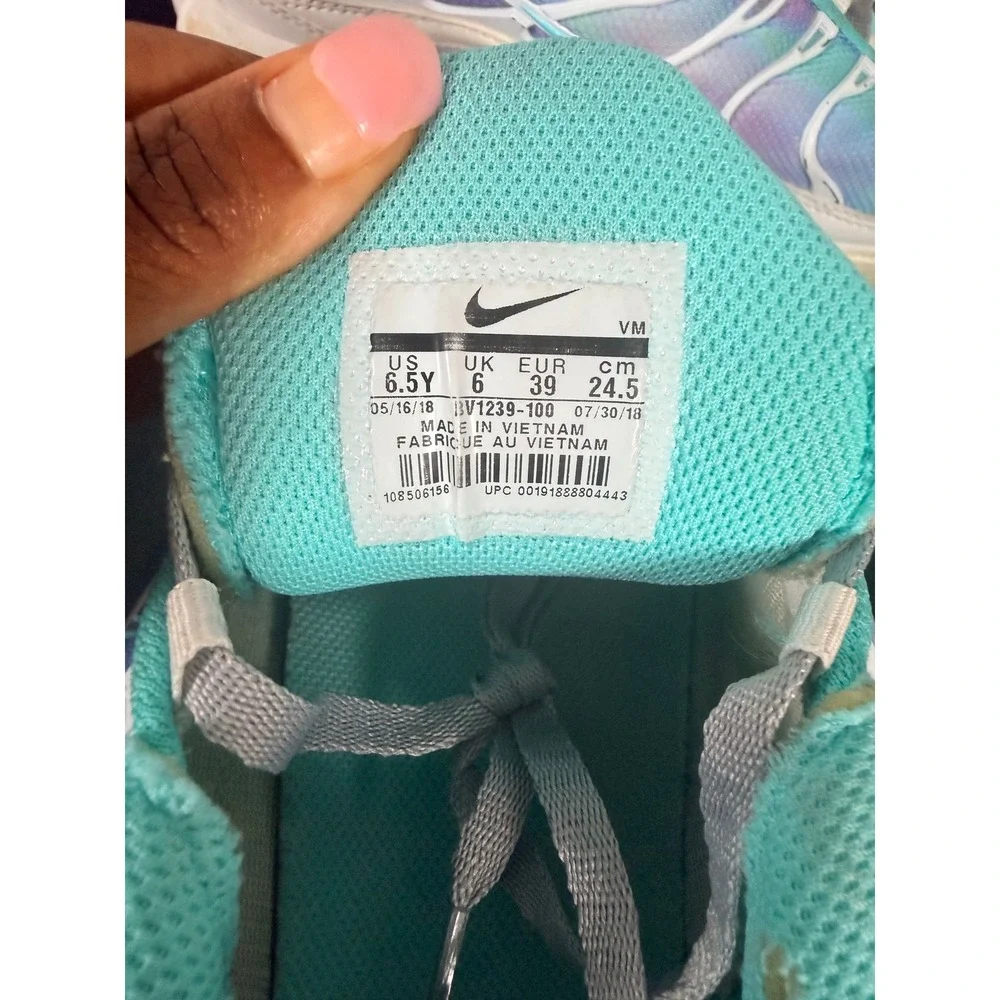 Nike Air Max Plus TN GS Teal Purple Pink Gradient BV1239-100 Kids Size 6.5Y